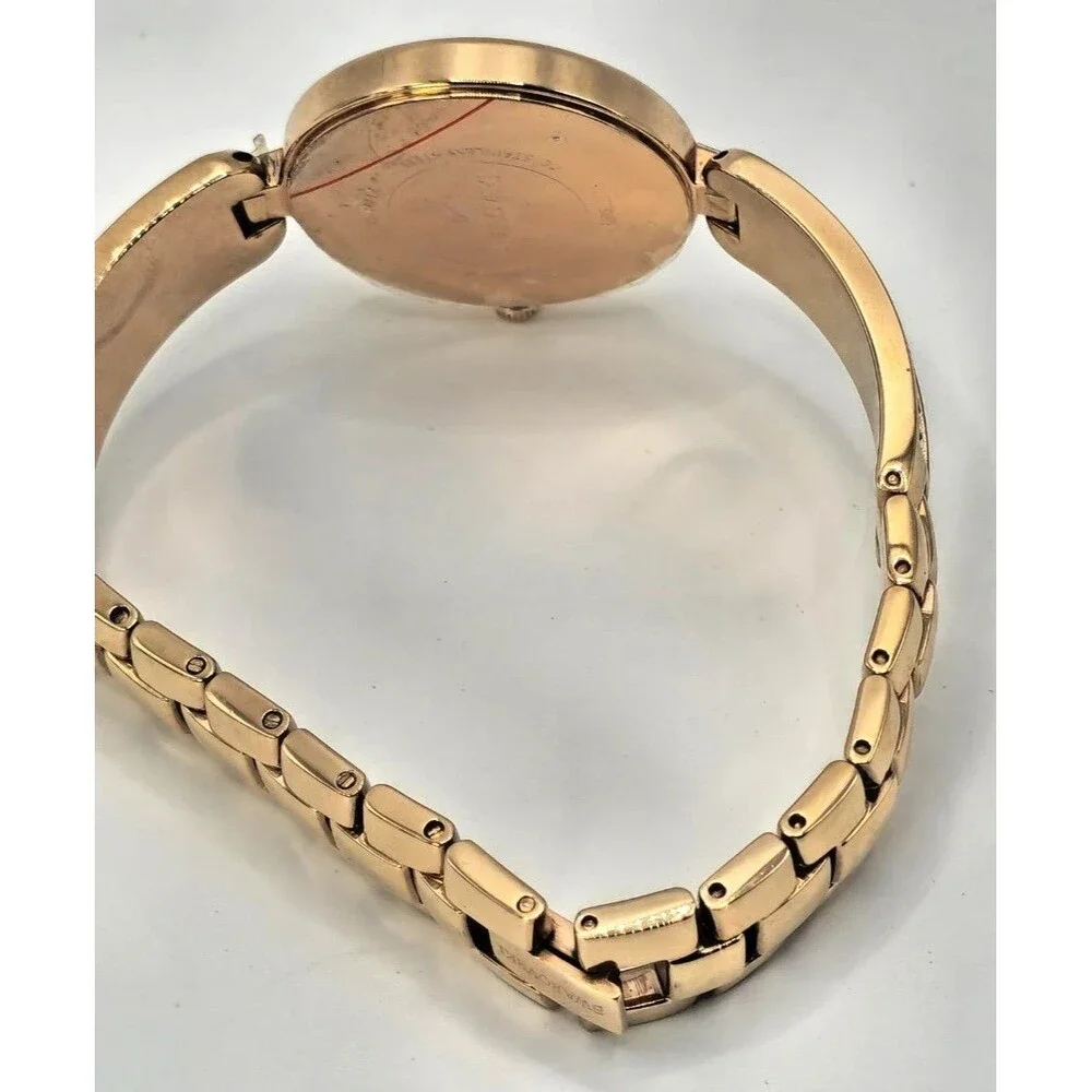 Swarovski Women’s Rose Gold Crystal Bracelet Watch Swiss Made Quartz Dress Watch